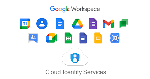 Logo Google Worspace, SSO, GMail Meet, Google Drive, Google Sheet, Google Docs, Google Slide,